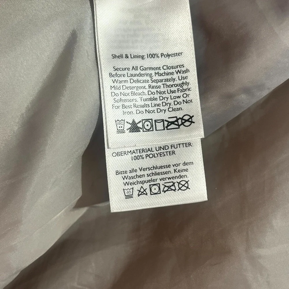 Eddie‎ Bauer Weatheredge Rain Jacket Womens S White Gray Mesh Lined Waterproof - Picture 5 of 16
